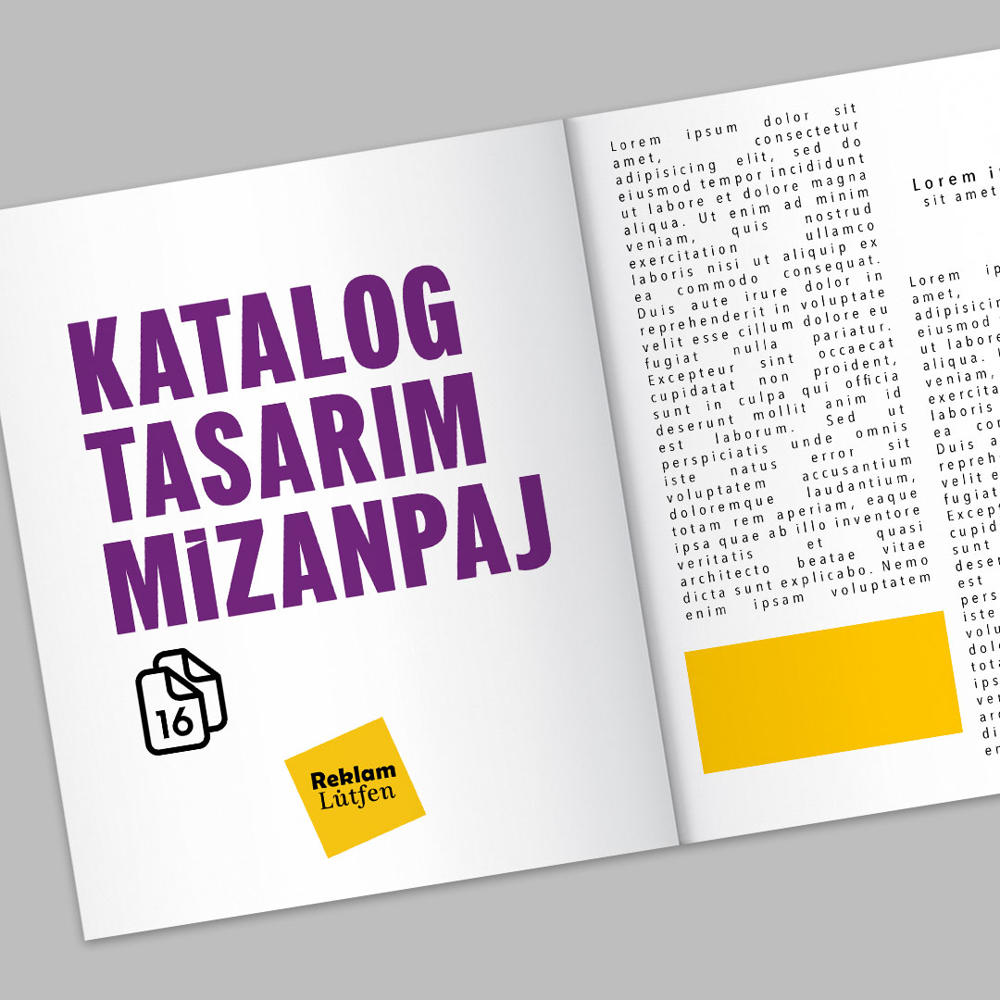 Katalog Tasarım-Mizanpaj